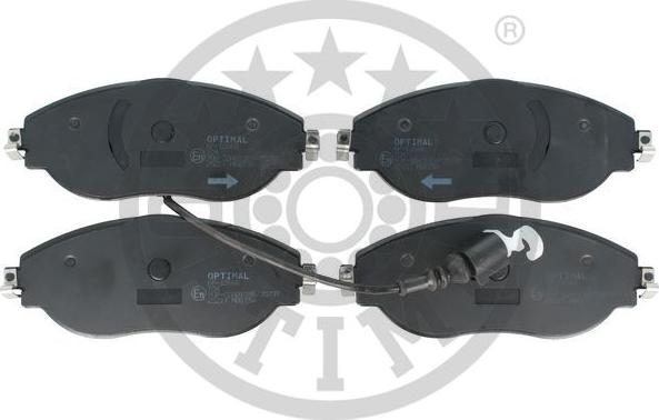 Optimal BP-12802 - Brake Pad Set, disc brake autospares.lv