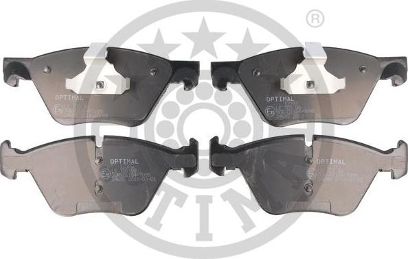 Optimal BP-12393 - Brake Pad Set, disc brake autospares.lv