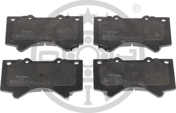 Optimal BP-12397 - Brake Pad Set, disc brake autospares.lv