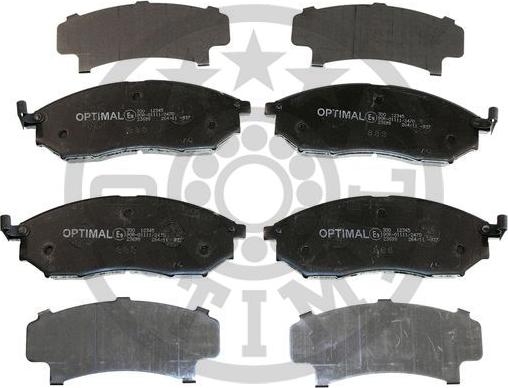 Optimal BP-12345 - Brake Pad Set, disc brake autospares.lv