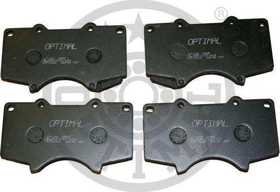 Optimal BP-12305 - Brake Pad Set, disc brake autospares.lv