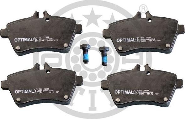 Optimal BP-12385 - Brake Pad Set, disc brake autospares.lv