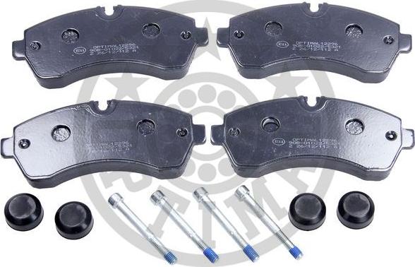 Optimal BP-12296 - Brake Pad Set, disc brake autospares.lv