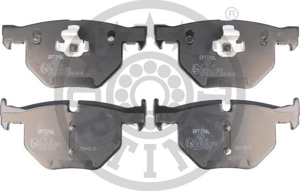 Optimal BP-12251 - Brake Pad Set, disc brake autospares.lv