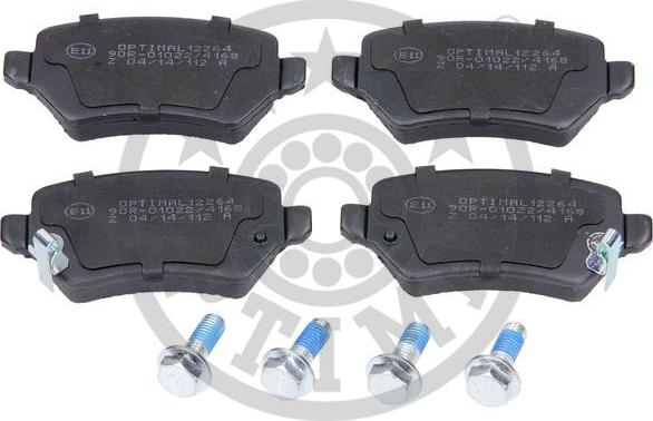 Optimal BP-12264 - Brake Pad Set, disc brake autospares.lv