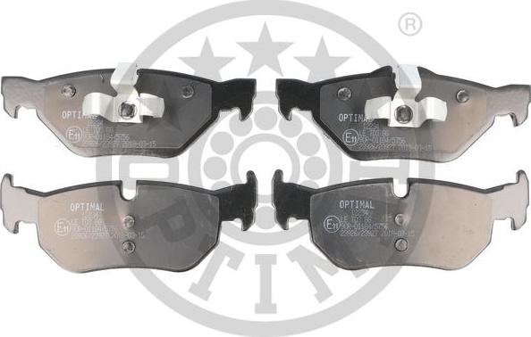 Optimal BP-12234 - Brake Pad Set, disc brake autospares.lv