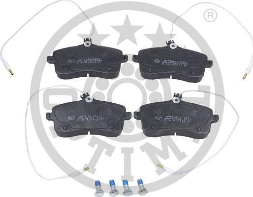 Optimal BP-12223 - Brake Pad Set, disc brake autospares.lv