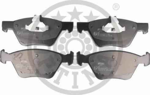 Optimal BP-12717 - Brake Pad Set, disc brake autospares.lv