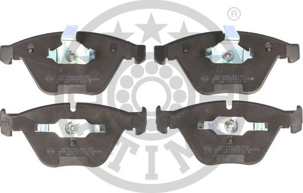 Optimal BP-85700 - Brake Pad Set, disc brake autospares.lv