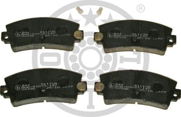 Optimal BP-81111 - Brake Pad Set, disc brake autospares.lv