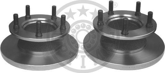 Optimal BS-0820 - Brake Disc autospares.lv