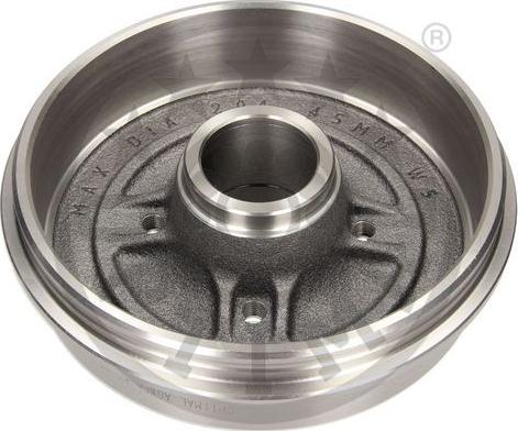 Optimal BT-0010 - Brake Drum autospares.lv