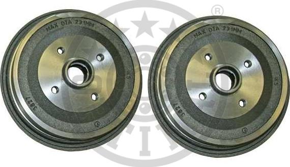 Optimal BT-0740 - Brake Drum autospares.lv