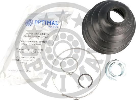 Optimal CVB-10722TPE - Bellow, drive shaft autospares.lv