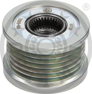 Optimal F5-1051 - Pulley, alternator, freewheel clutch autospares.lv