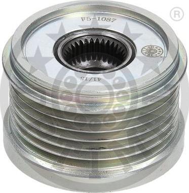 Optimal F5-1087 - Pulley, alternator, freewheel clutch autospares.lv