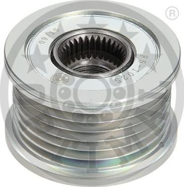 Optimal F5-1025 - Pulley, alternator, freewheel clutch autospares.lv