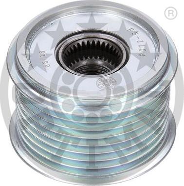 Optimal F5-1104 - Pulley, alternator, freewheel clutch autospares.lv