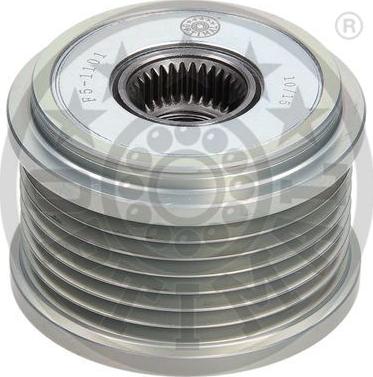 Optimal F5-1101 - Pulley, alternator, freewheel clutch autospares.lv