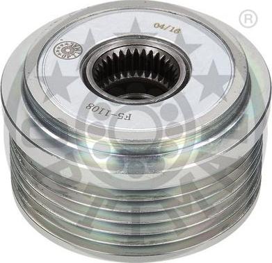 Optimal F5-1108 - Pulley, alternator, freewheel clutch autospares.lv