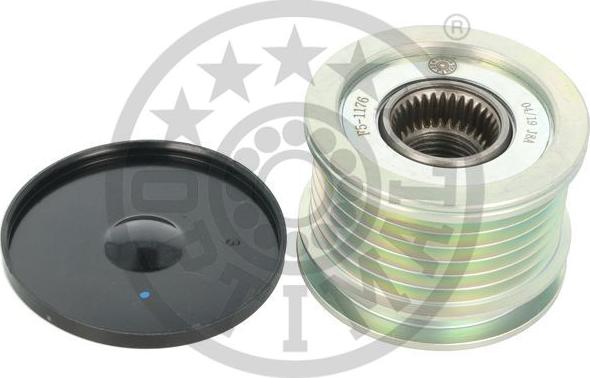 Optimal F5-1176 - Pulley, alternator, freewheel clutch autospares.lv