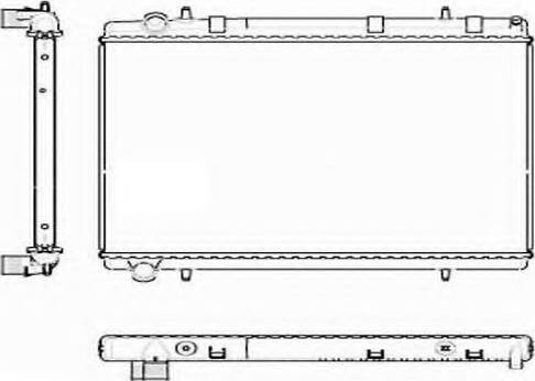 Ordonez 1020938815 - Radiator, engine cooling autospares.lv