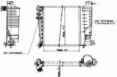 Ordonez 1020486809 - Radiator, engine cooling autospares.lv