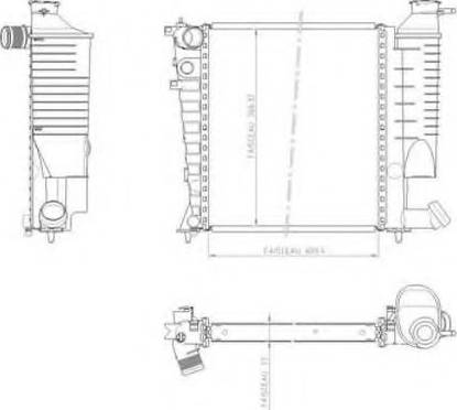 Ordonez 1020846809 - Radiator, engine cooling autospares.lv