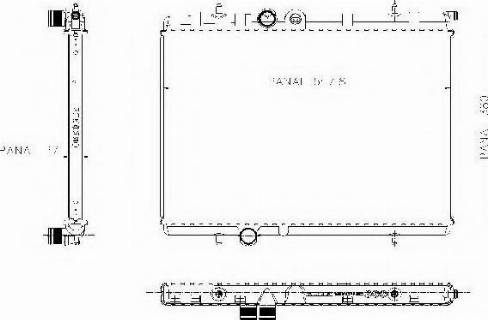 Ordonez 1020808815 - Radiator, engine cooling autospares.lv