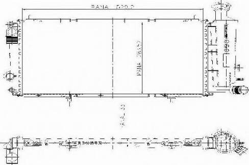 Ordonez 1020802808 - Radiator, engine cooling autospares.lv