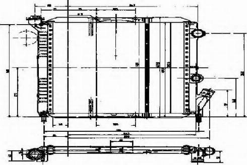 Ordonez 1020357815 - Radiator, engine cooling autospares.lv