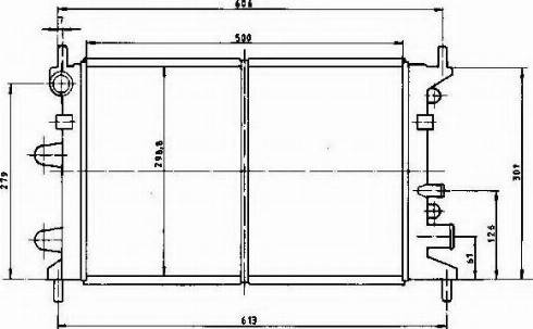 Ordonez 1020213808 - Radiator, engine cooling autospares.lv