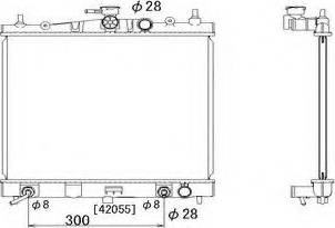 Ordonez 2064087 - Radiator, engine cooling autospares.lv