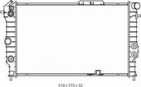 Ordonez 2065010 - Radiator, engine cooling autospares.lv