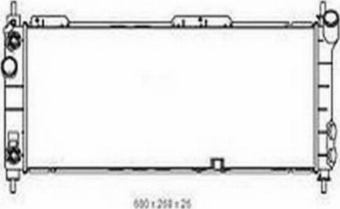 Ordonez 2065085 - Radiator, engine cooling autospares.lv