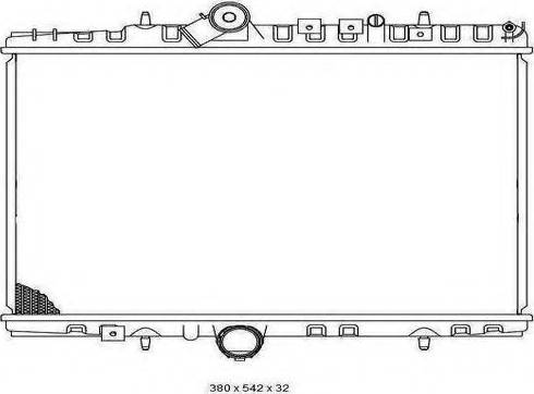 Ordonez 2065021 - Radiator, engine cooling autospares.lv