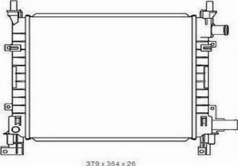 Ordonez 2065076 - Radiator, engine cooling autospares.lv