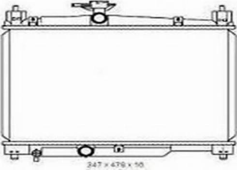 Ordonez 2065107 - Radiator, engine cooling autospares.lv