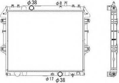 Ordonez 2065129 - Radiator, engine cooling autospares.lv