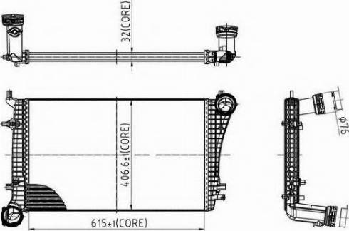 Ordonez 2066510 - Intercooler, charger autospares.lv