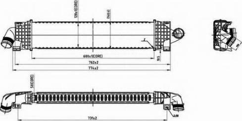 Ordonez 2066524 - Intercooler, charger autospares.lv