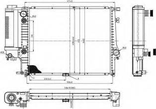 Ordonez 2066055 - Radiator, engine cooling autospares.lv