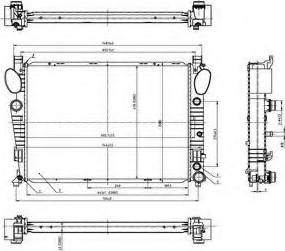 Ordonez 2066008 - Radiator, engine cooling autospares.lv