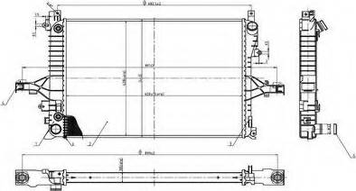 Ordonez 2066013 - Radiator, engine cooling autospares.lv