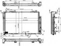 Ordonez 2066020 - Radiator, engine cooling autospares.lv