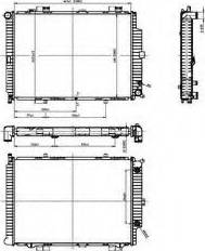 Ordonez 2066071 - Radiator, engine cooling autospares.lv