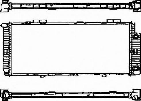 Ordonez 2060149 - Radiator, engine cooling autospares.lv