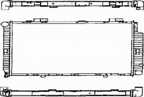 Ordonez 2060150 - Radiator, engine cooling autospares.lv