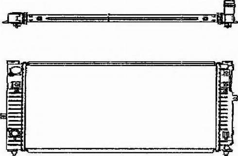 Ordonez 2060136 - Radiator, engine cooling autospares.lv