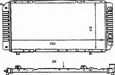 Ordonez 2060138 - Radiator, engine cooling autospares.lv